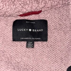 Lucky Brand Pink Textured Sweater